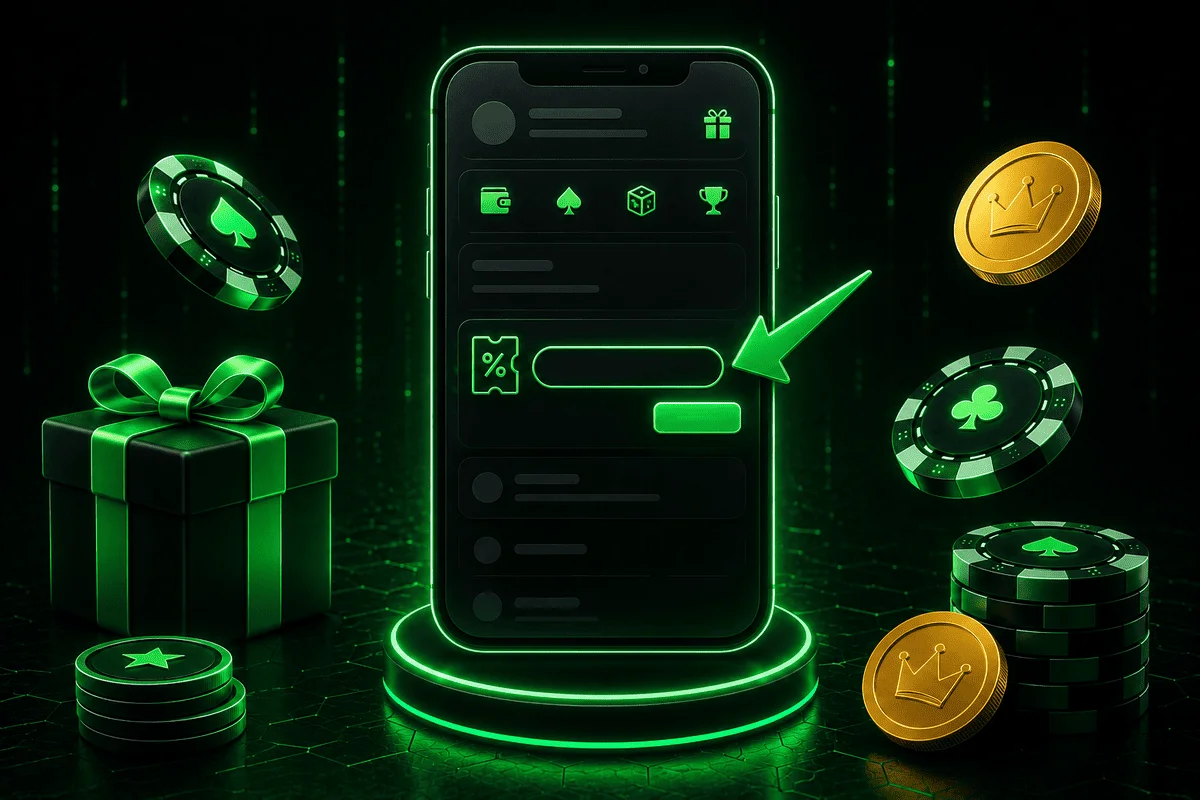 How Rainbet promo codes work visual